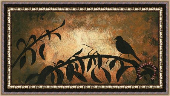 Edit Voros Night Birds Serenade Framed Painting