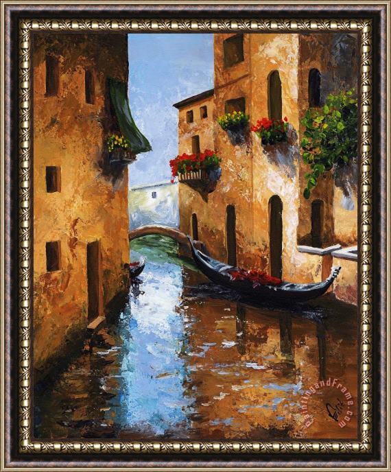 Edit Voros Venice Framed Painting