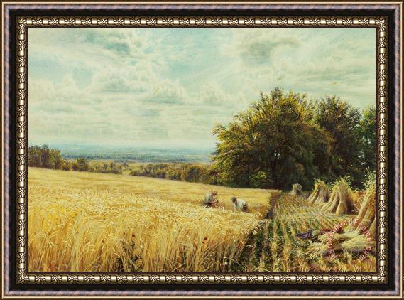 Edmund George Warren The Harvesters Framed Painting