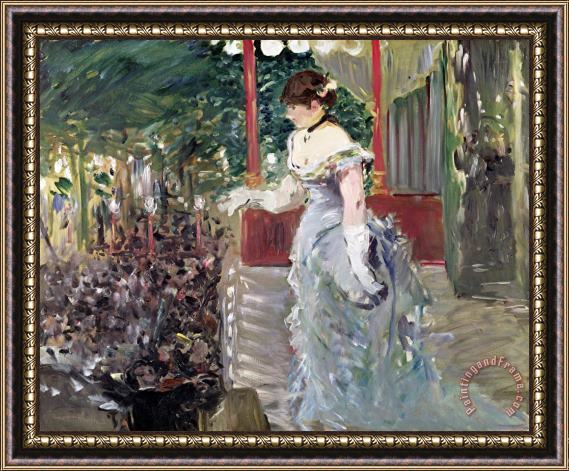 Edouard Manet Cafe Concert Framed Painting