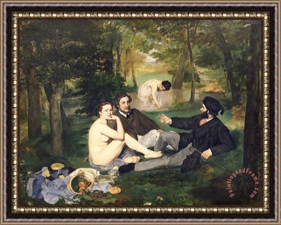 Edouard Manet Dejeuner sur l Herbe Framed Print