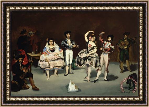 Edouard Manet Spanish Ballet Framed Print