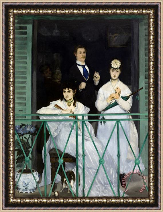 Edouard Manet The Balcony Framed Print