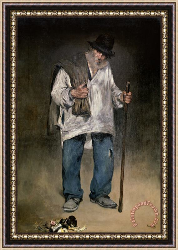 Edouard Manet The Ragman Framed Print