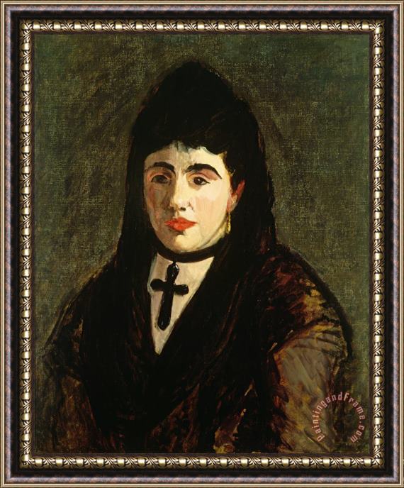 Edouard Manet The Spaniard Framed Print