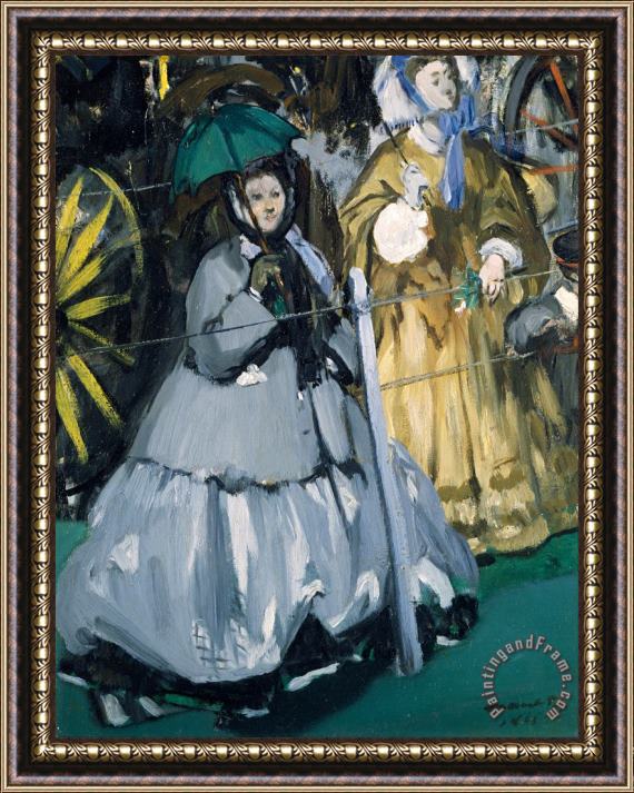 Edouard Manet Women at The Races Framed Print