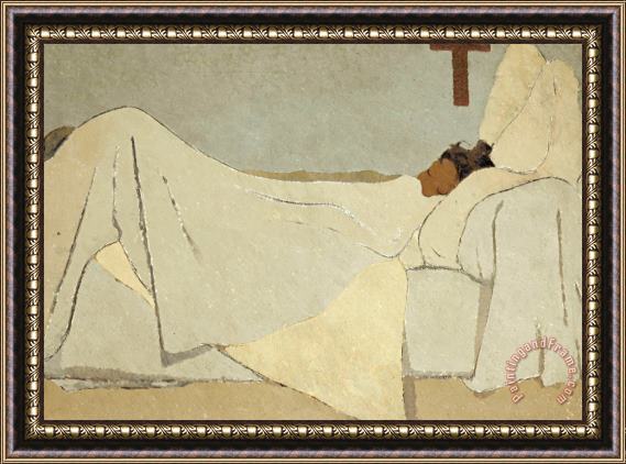 Edouard Vuillard In Bed Framed Print