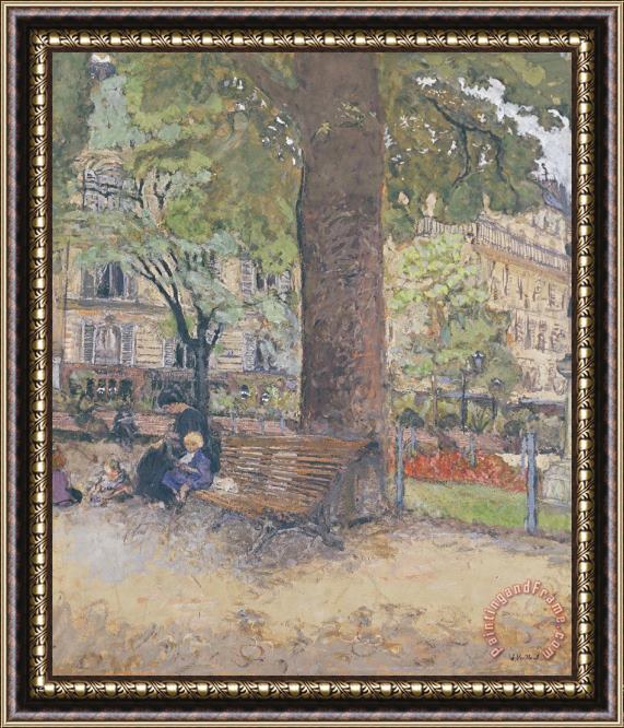 Edouard Vuillard The Square at Vintimille Framed Painting