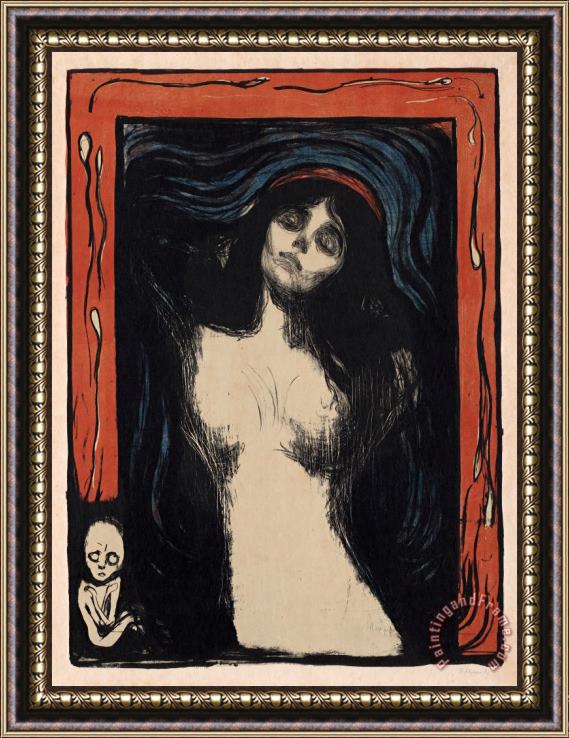 Edvard Munch Madonna Framed Print
