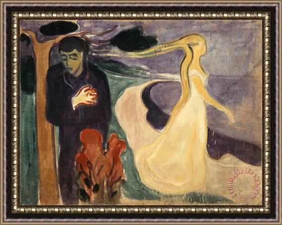 Edvard Munch Separation Framed Painting