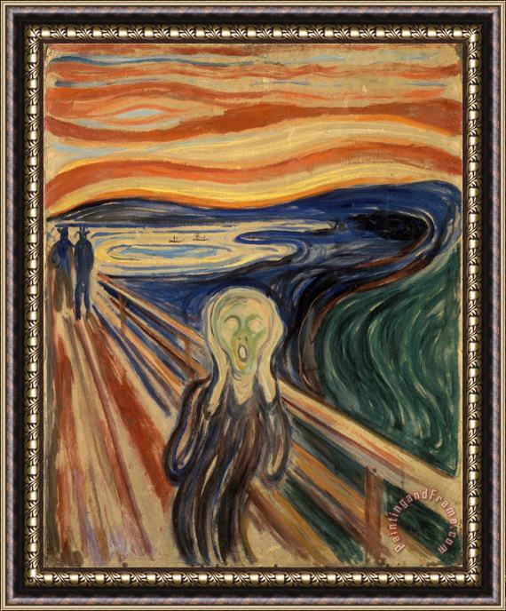 Edvard Munch The Scream Framed Print
