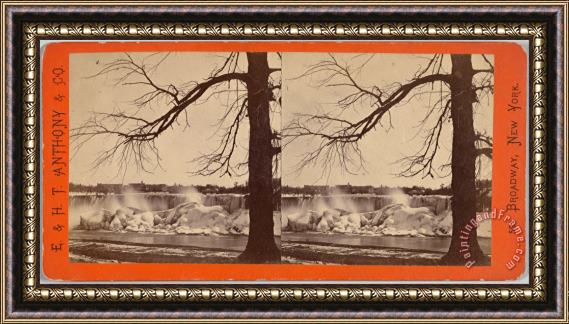 Edward And Henry T. Anthony & Co. American Falls And Ice Mounds Framed Print