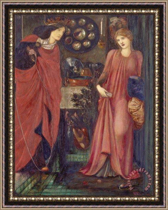 Edward Burne Jones Fair Rosamund And Queen Eleanor Framed Painting