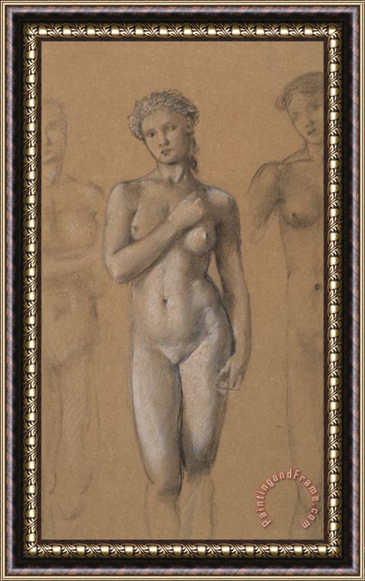 Edward Burne Jones Female Nude Framed Print
