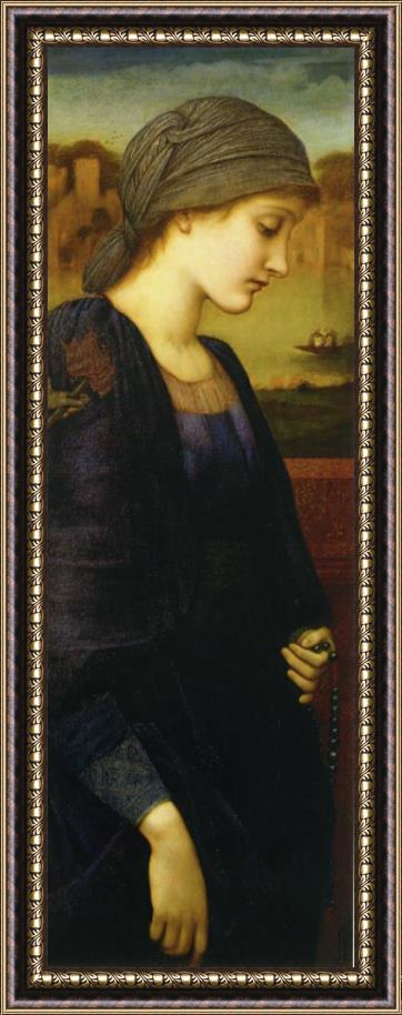 Edward Burne Jones Flamma Vestalis Framed Painting