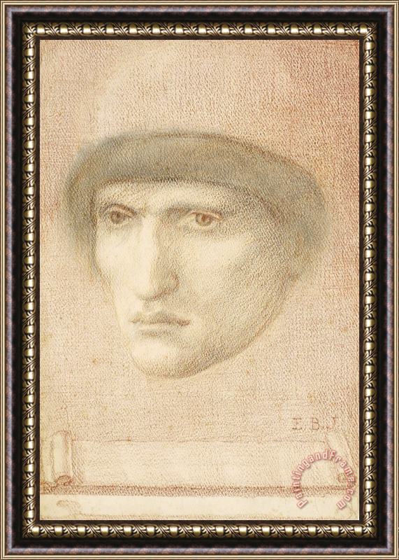 Edward Burne Jones Male Portrait Framed Print