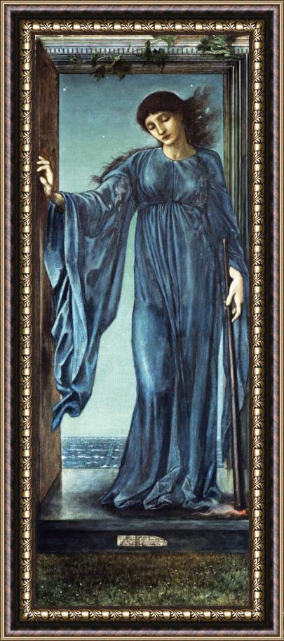 Edward Burne Jones Night Framed Painting