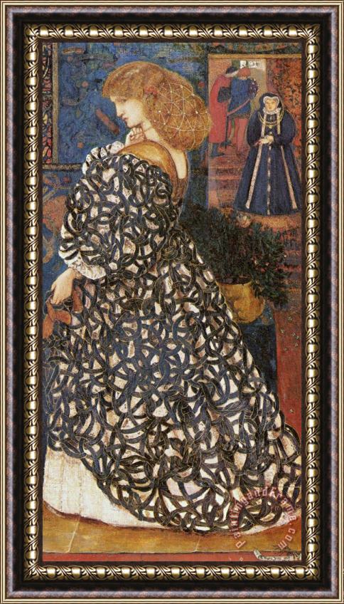 Edward Burne Jones Sidonia Von Bork Framed Painting