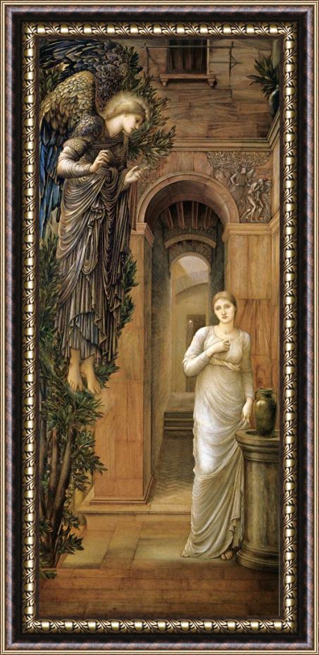 Edward Burne Jones The Annunciation Framed Print