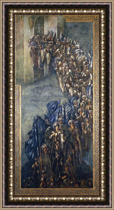Edward Burne Jones The Fall of Lucifer Framed Print