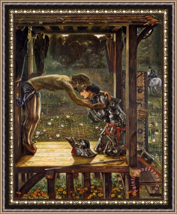 Edward Burne Jones The Merciful Knight Framed Print