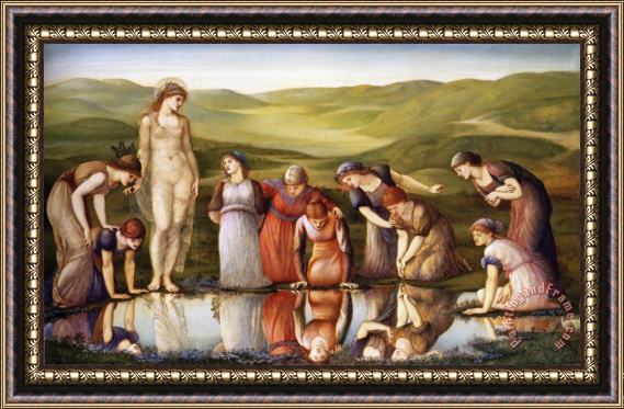 Edward Burne Jones The Mirror of Venus Framed Print