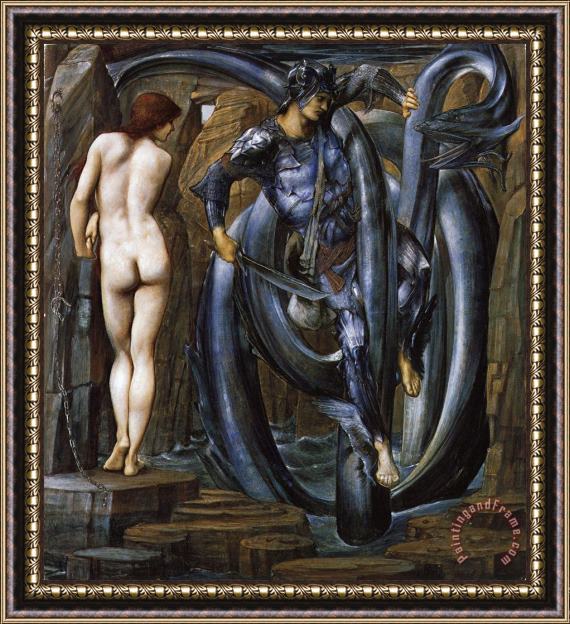 Edward Burne Jones The Perseus Series The Doom Fulfilled Framed Print
