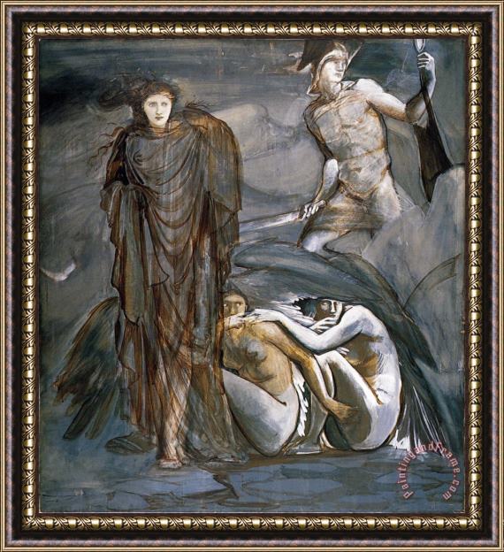 Edward Burne Jones The Perseus Series The Finding of Medusa Framed Print