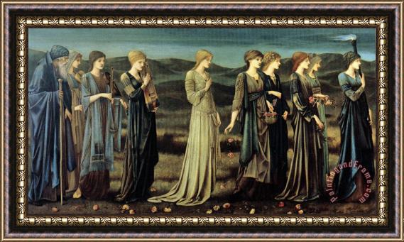 Edward Burne Jones The Wedding of Psyche Framed Print