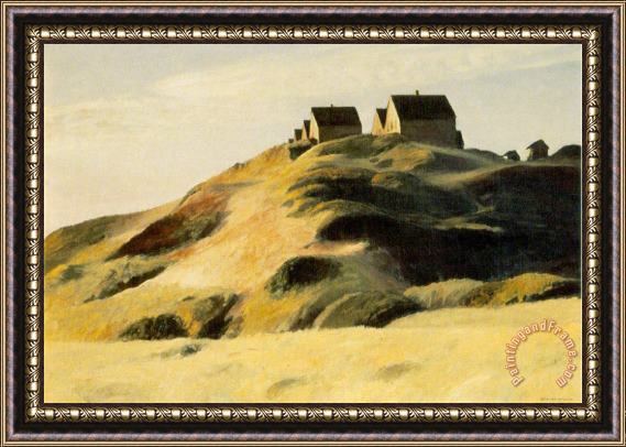 Edward Hopper Corn Hill Framed Painting