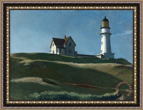 Edward Hopper Lighthouse Hill Framed Painting