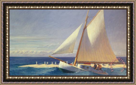 Edward Hopper Sailing Boat Framed Print