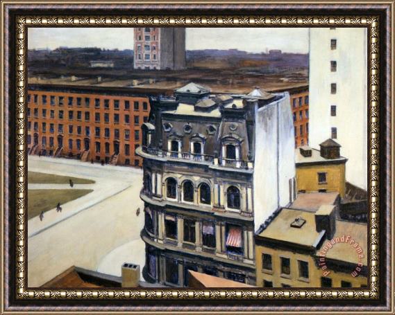 Edward Hopper The City Framed Painting
