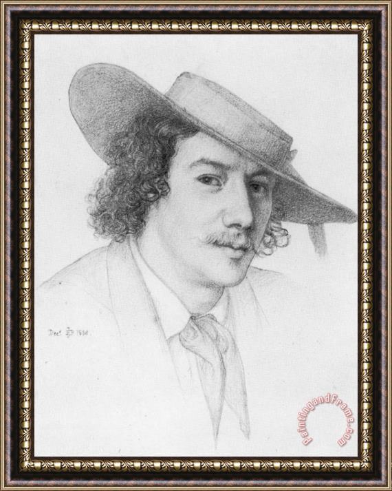 Edward John Poynter Portrait of Whistler Framed Print