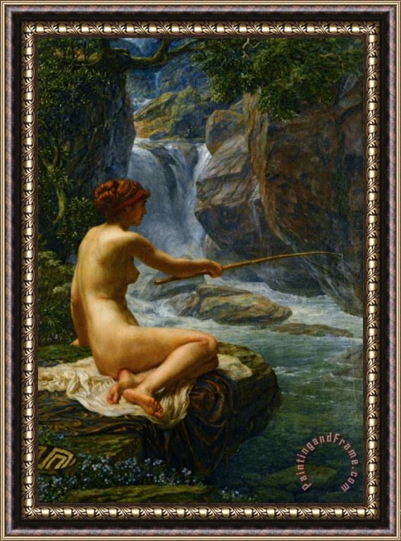 Edward John Poynter The Nymph of The Stream Framed Painting