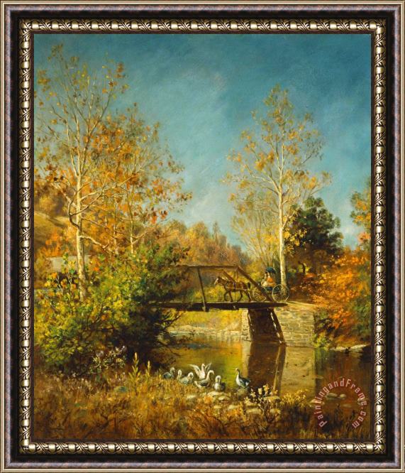 Edward Lamson Henry Going to Town Framed Painting