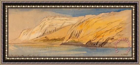 Edward Lear Abu Simbel, 1 00 Pm, 9 February 1867 (384) Framed Painting