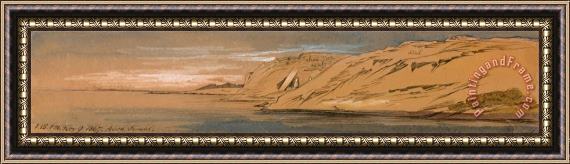 Edward Lear Abu Simbel 2 Framed Painting