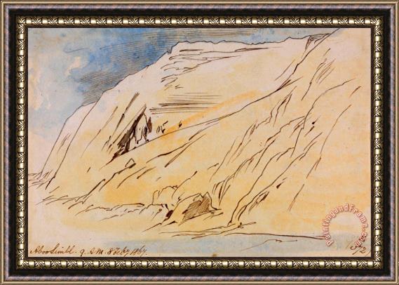 Edward Lear Abu Simbel, 9 00 Am, 8 February 1867 (372a) Framed Print