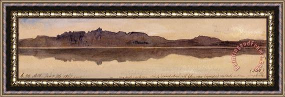 Edward Lear Dawn on The Nile Framed Painting