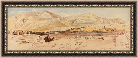 Edward Lear Jericho, 7 May 1858 (157) Framed Painting