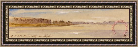 Edward Lear Near Tapha, 9 45 Am, 31 January 1867 (287) Framed Painting
