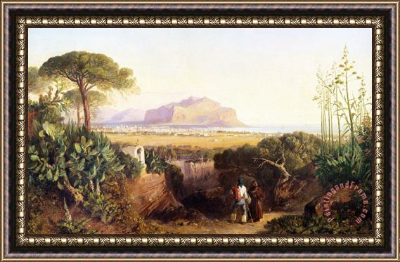 Edward Lear Palermo Sicily Framed Print