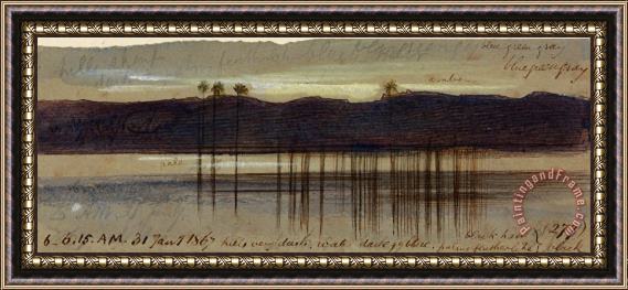 Edward Lear Philae, 6 00 6 15 Am, 31 January 1867 (277) Framed Print