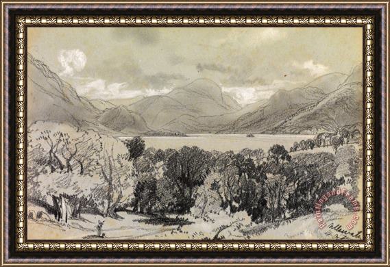 Edward Lear Ullswater, 14 Oct. 1836 Framed Print