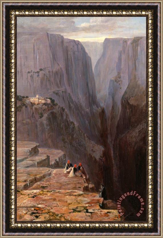 Edward Lear Zagori, Greece Framed Painting