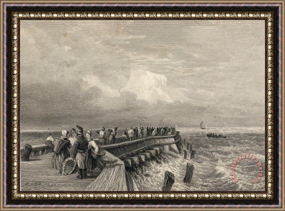 Edward Radclyffe Calais Pier Framed Print