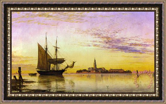 Edward William Cooke The Armenian Convent, Venice Framed Painting