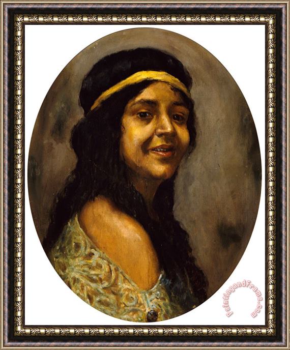 Edwin A. Harleston Portrait of a Woman Framed Print