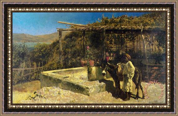 Edwin Lord Weeks By The Well Framed Print